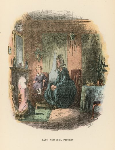 Illustration for Dombey and Son by Hablot Knight Browne